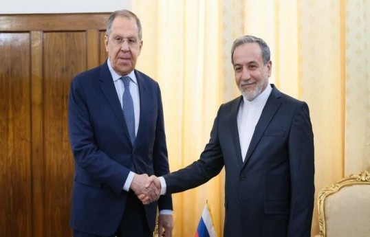 Sergey Lavrov, Russian Foreign Minister and Abbas Araghchi, Iranian Foreign Minister