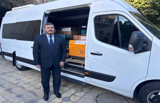Azerbaijan sends energy equipment to Ukraine ahead of war anniversary