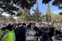 Remains of missing female servicemember from First Karabakh War buried in Sumgayit - PHOTO 