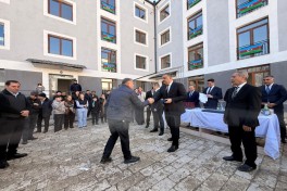 First group of residents relocated to city and village of Khojavend receive house keys - UPDATED -PHOTO 
