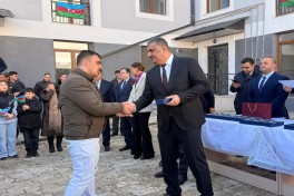 First group of residents relocated to city and village of Khojavend receive house keys - UPDATED -PHOTO 
