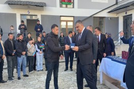 First group of residents relocated to city and village of Khojavend receive house keys - UPDATED -PHOTO 