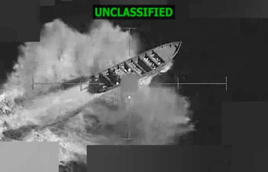 US strikes drug trafficking vessel in Pacific Ocean, killing three people — Pentagon