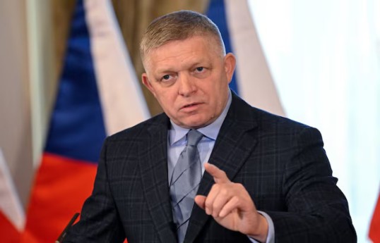 Slovakia's Prime Minister Robert Fico
