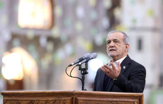 Iranian President Masoud Pezeshkian