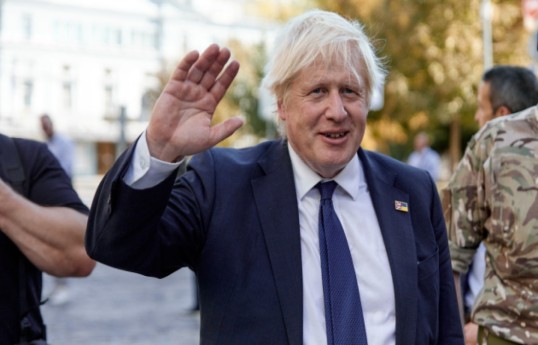 Former British Prime Minister Boris Johnson