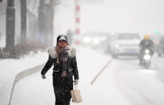 China renews blue alert for cold wave, strong winds