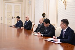 President Ilham Aliyev received delegation led by Iran's Minister of Roads and Urban Development