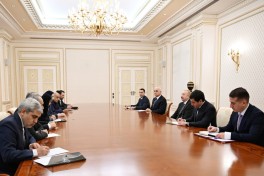 President Ilham Aliyev received delegation led by Iran's Minister of Roads and Urban Development
