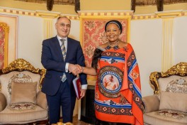 Eswatini King receives Azerbaijani diplomat