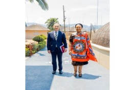 Eswatini King receives Azerbaijani diplomat