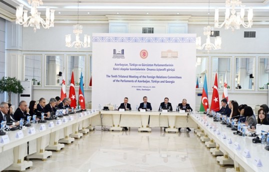 Baku hosts 10th trilateral meeting of Azerbaijan, Türkiye and Georgia foreign affairs committees
