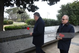 GNAT Foreign Affairs Committee chair visits Turkish Martyrs' Memorial in Baku - PHOTO 