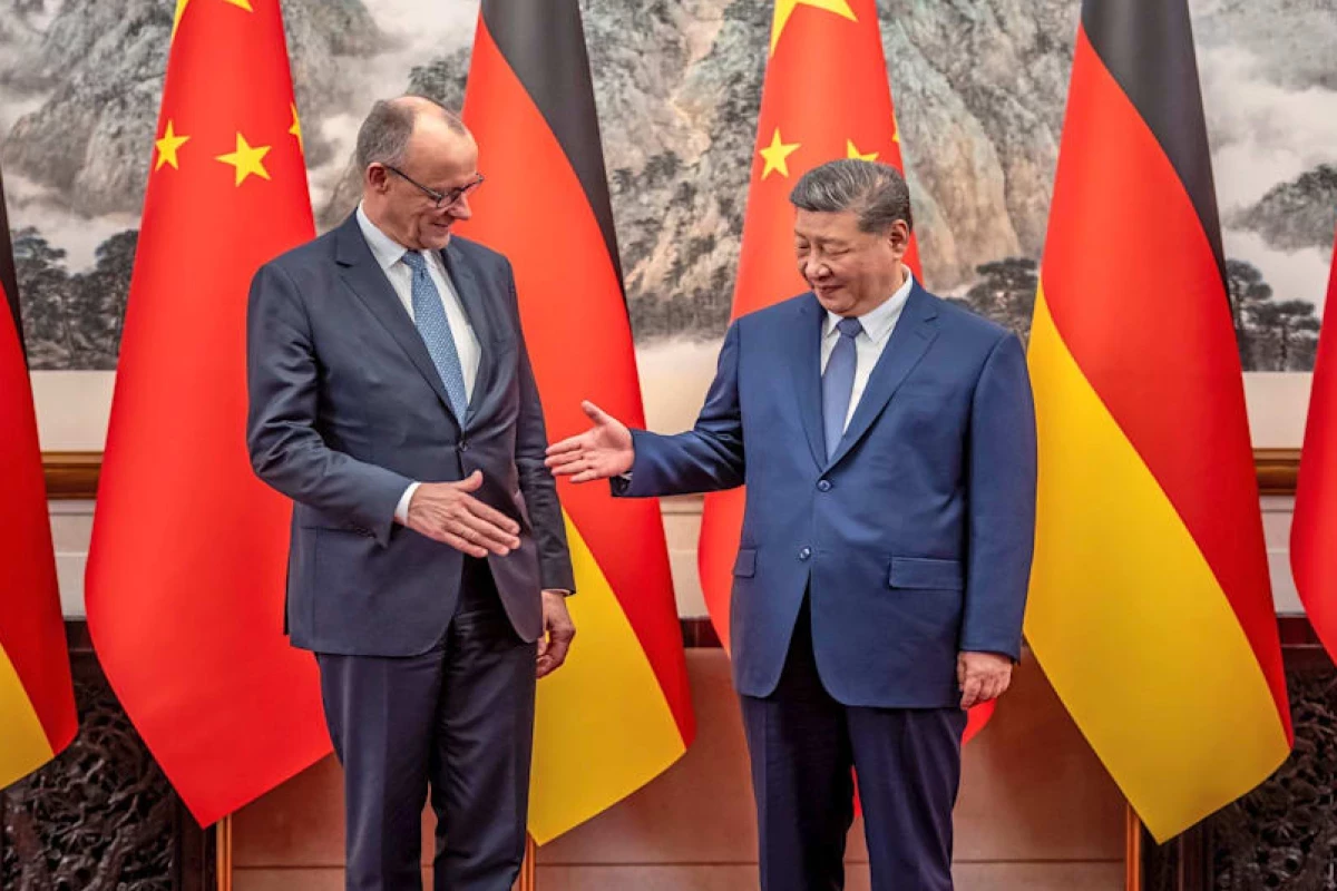 German Chancellor Friedrich Merz and President of the People’s Republic of China Xi Jinping