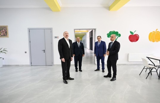 President Ilham Aliyev attended inauguration of Lankaran State Vocational Education Center