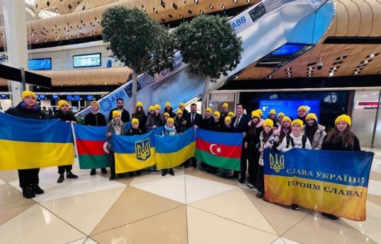 Another 26 Ukrainian children brought to Baku for rehabilitation