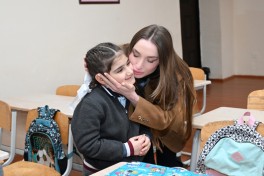Leyla Aliyeva and Alena Aliyeva visit boarding school and STEAM Center in Guba -PHOTO 