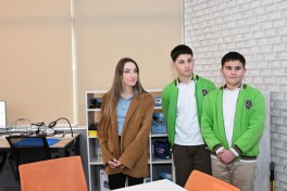 Leyla Aliyeva and Alena Aliyeva visit boarding school and STEAM Center in Guba -PHOTO 