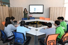 Leyla Aliyeva and Alena Aliyeva visit boarding school and STEAM Center in Guba -PHOTO 