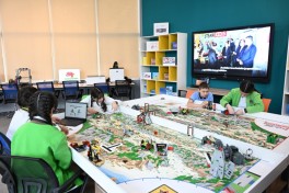 Leyla Aliyeva and Alena Aliyeva visit boarding school and STEAM Center in Guba -PHOTO 