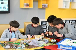 Leyla Aliyeva and Alena Aliyeva visit boarding school and STEAM Center in Guba -PHOTO 