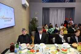 Leyla Aliyeva attends Iftar in Guba