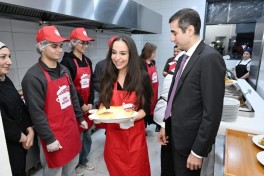 Leyla Aliyeva attends Iftar in Guba