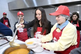 Leyla Aliyeva attends Iftar in Guba