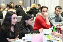 Leyla Aliyeva attends Iftar in Guba