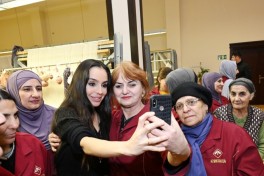 Leyla Aliyeva attends cutting ceremony of new carpets prepared for Shusha mosque