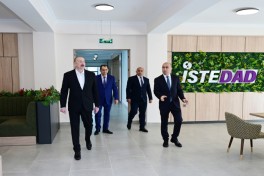 President Ilham Aliyev attended inauguration of Lankaran State Vocational Education Center