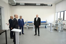 President Ilham Aliyev attended inauguration of Lankaran State Vocational Education Center