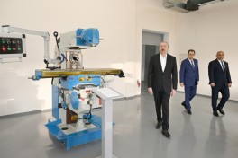 President Ilham Aliyev attended inauguration of Lankaran State Vocational Education Center