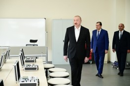 President Ilham Aliyev attended inauguration of Lankaran State Vocational Education Center