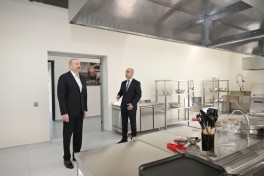President Ilham Aliyev attended inauguration of Lankaran State Vocational Education Center