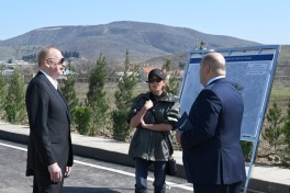 President reviewed works carried out in Khojavand city, met with residents-UPDATED 