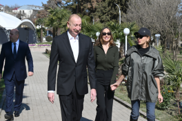 President Ilham Aliyev inspected reconstruction progress in Khojavend town, met with town and village residents-UPDATED 