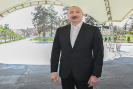 President Ilham Aliyev inspected reconstruction progress in Khojavend town, met with town and village residents-UPDATED 