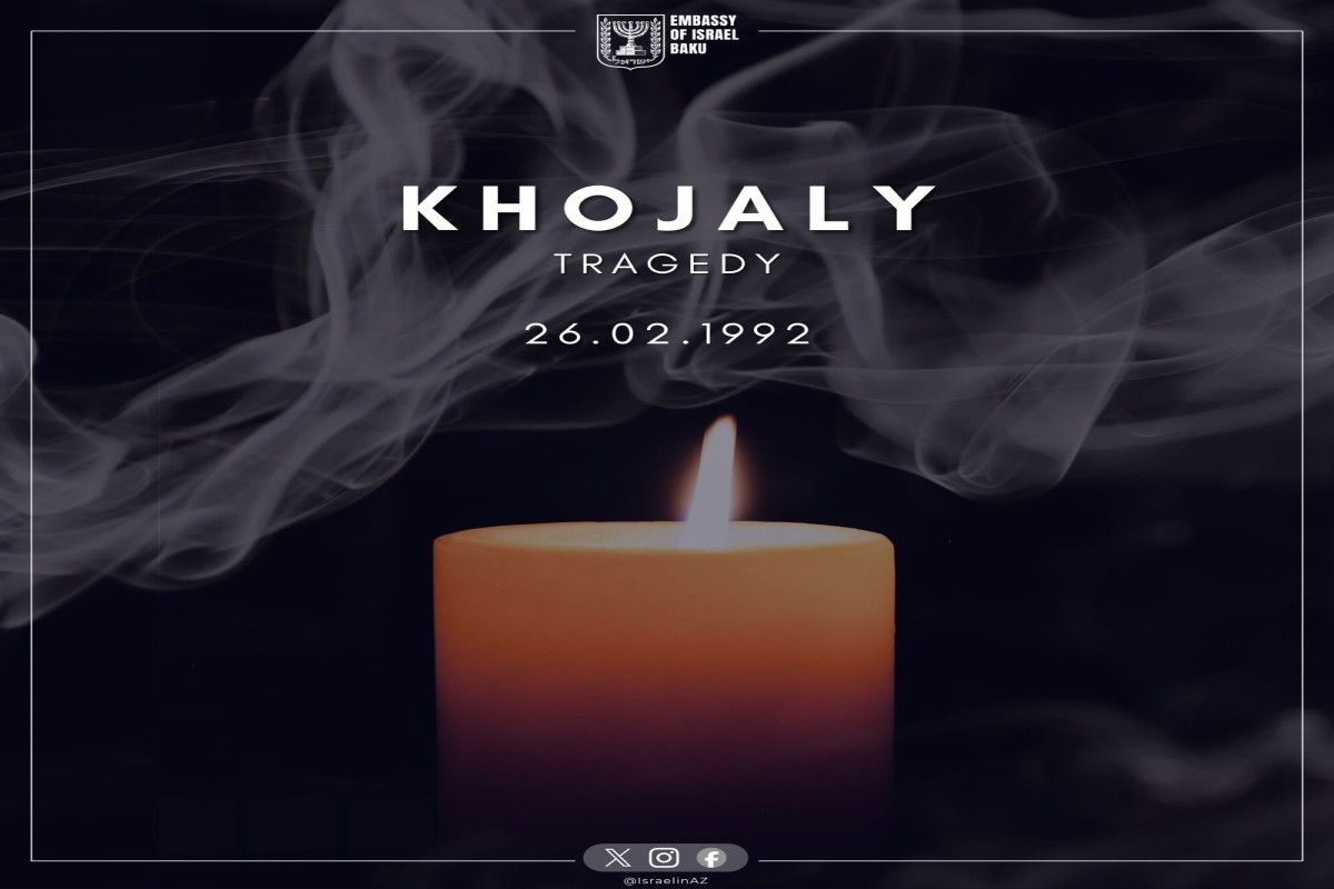 Israeli embassy in Azerbaijan shares post on Khojaly genocide