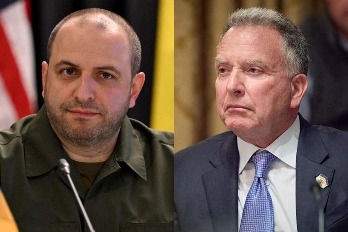 Ukraine’s Defense Minister Rustem Umerov and US Special Envoy Steve Witkoff