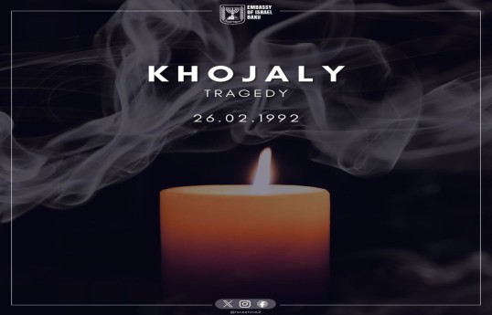 Israeli embassy in Azerbaijan shares post on Khojaly genocide