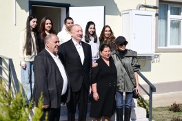 President Ilham Aliyev inspected reconstruction progress in Khojavend village - UPDATED 