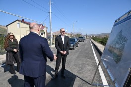 President Ilham Aliyev inspected reconstruction progress in Khojavend village - UPDATED 