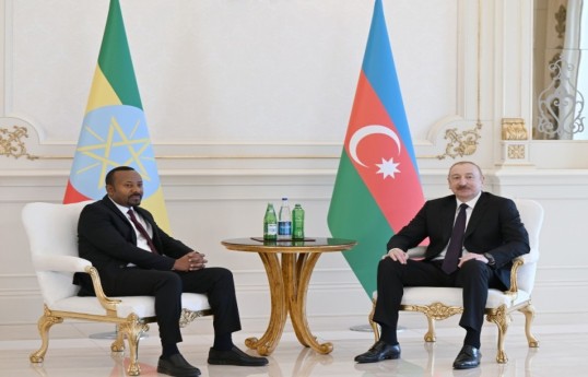 Prime Minister of the Federal Democratic Republic of Ethiopia Abiy Ahmed Ali and President of the Republic of Azerbaijan Ilham Aliyev