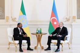 President Ilham Aliyev held one-on-one meeting with Prime Minister of Ethiopia