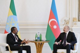 President Ilham Aliyev held one-on-one meeting with Prime Minister of Ethiopia