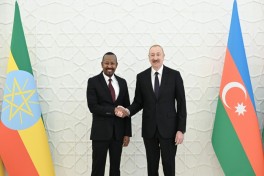 Prime Minister of Ethiopia Abiy Ahmed Ali and President of the Republic of Azerbaijan Ilham Aliyev