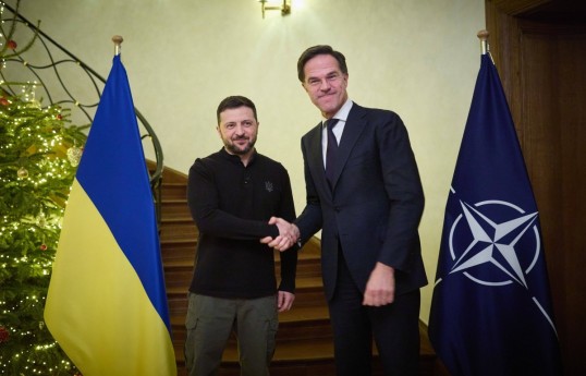 President Volodymyr Zelenskyy , Mark Rutte, NATO Secretary General