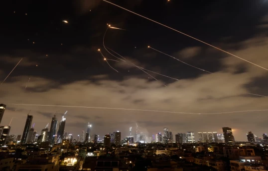 Sirens sound as Iranian ballistic missile barrage targets south