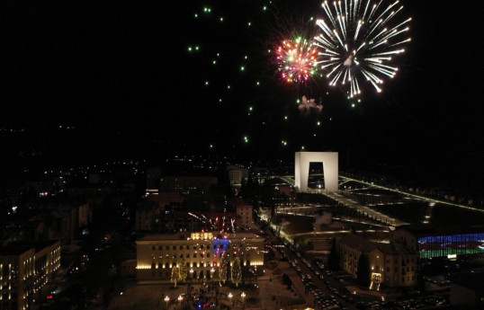 Azerbaijan’s Khankendi hosts festive fireworks